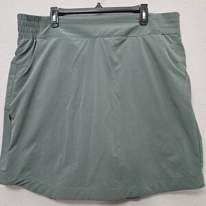 Coolibar XL Green Pisa Travel Skort Upf 50+ Sun Protection Athletic Golf Skirt